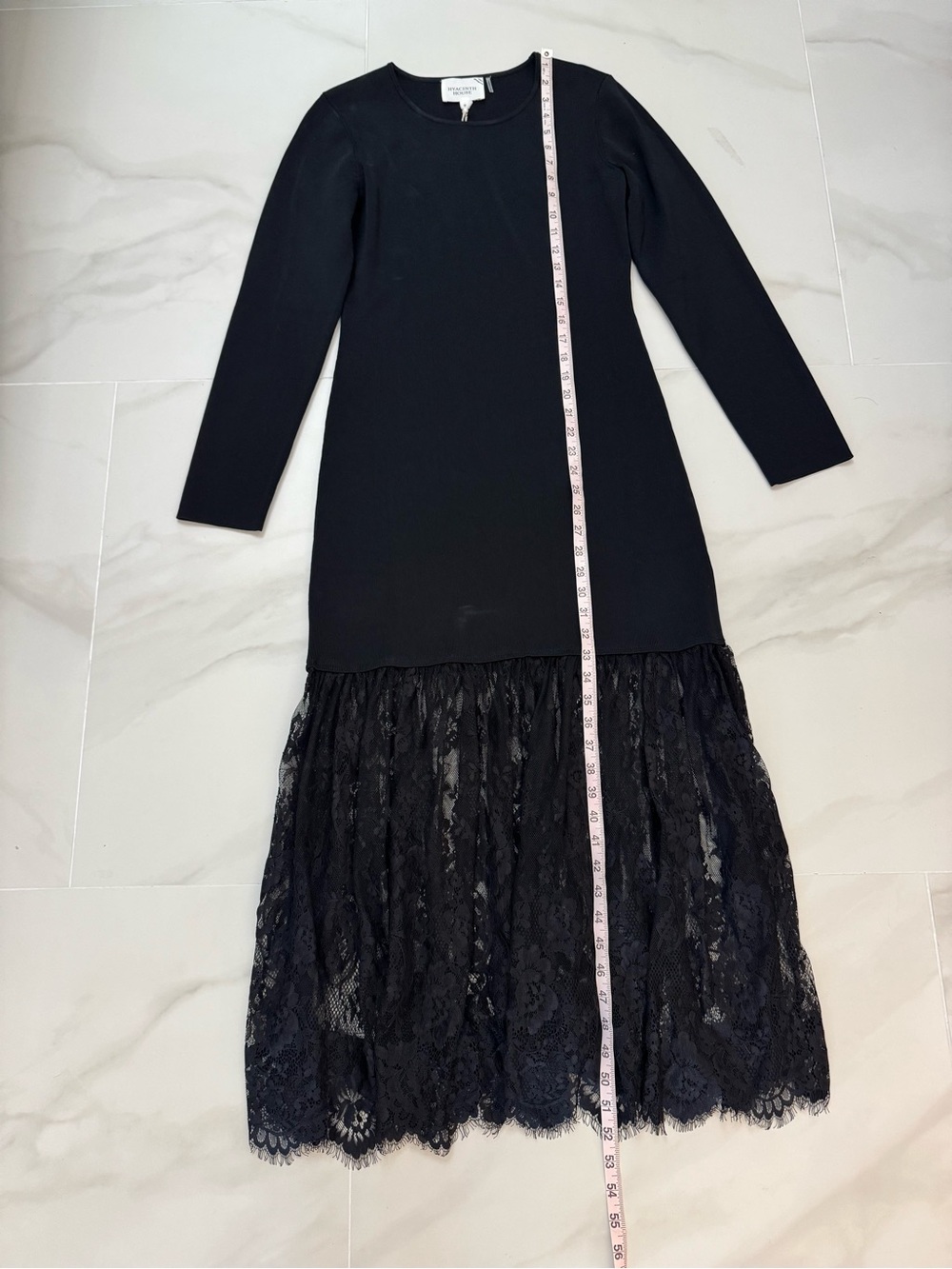NWT Tuckernuck Hyacinth House Black Knit Giavanna Maxi Dress M - Picture 6 of 11